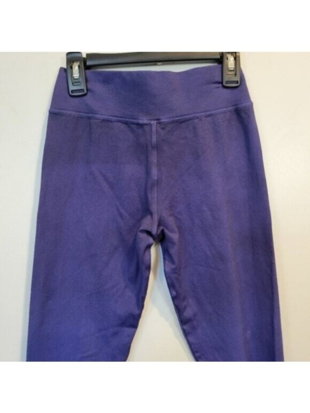 Nux | Mid Rise Compression Workout Athletic Leggings Blue - Picture 4 of 6